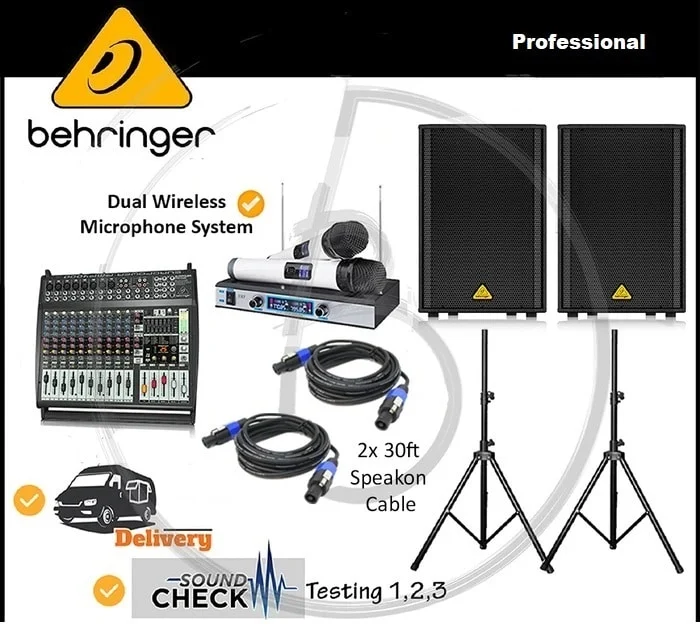 השכרת מערכת הגברה Professional-1000W