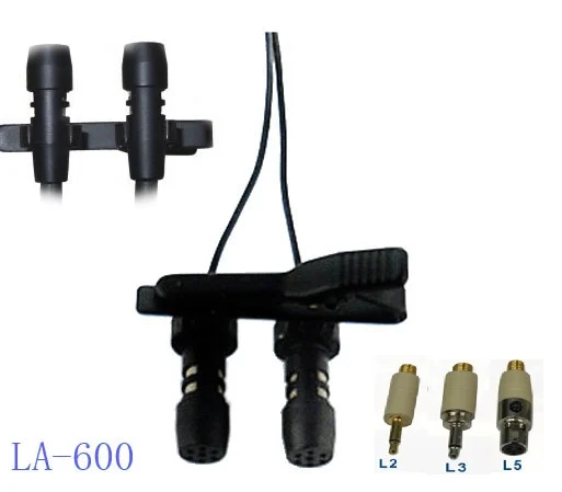מיקרופון דש כפול Kmf La-600