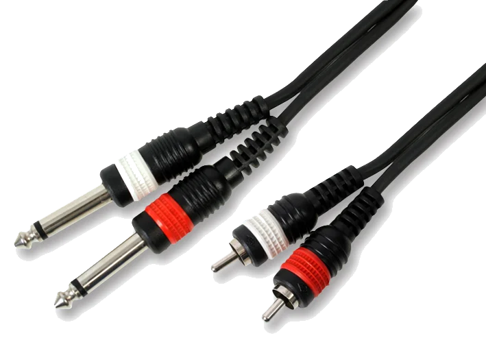 כבל 3 מטר PL 2- RCA 2