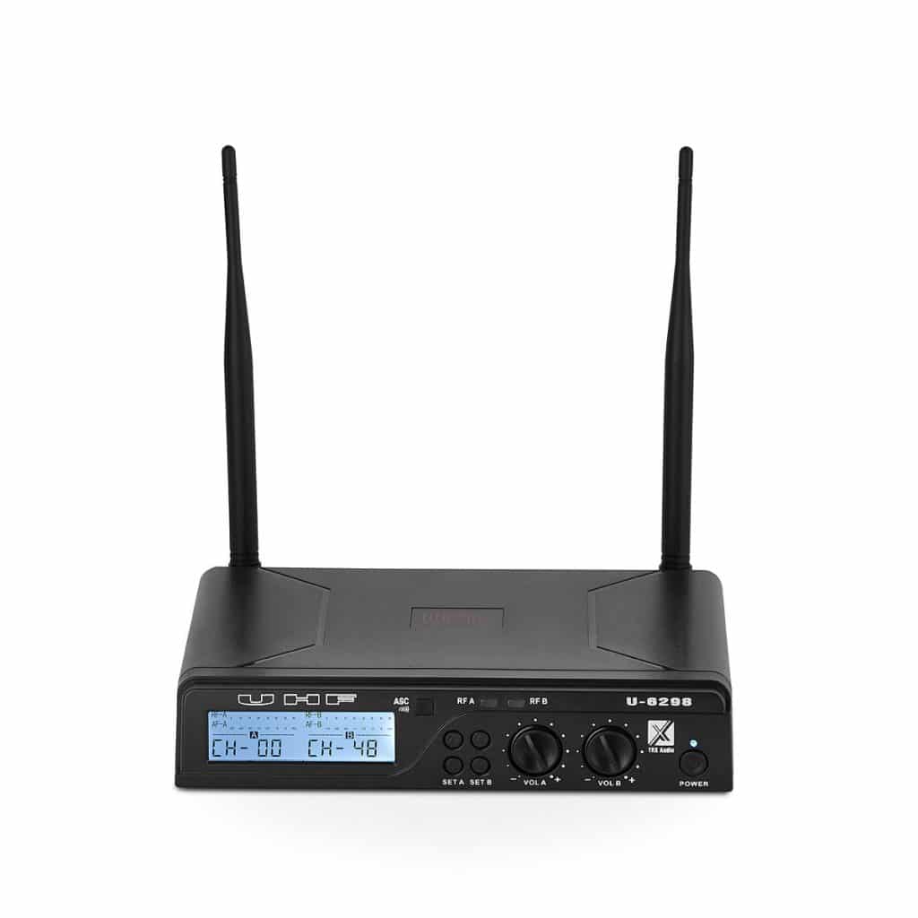 זוג מדונות אלחוטיות מבית TRX Audio U-6298 תדר משתנה — תמונה 6