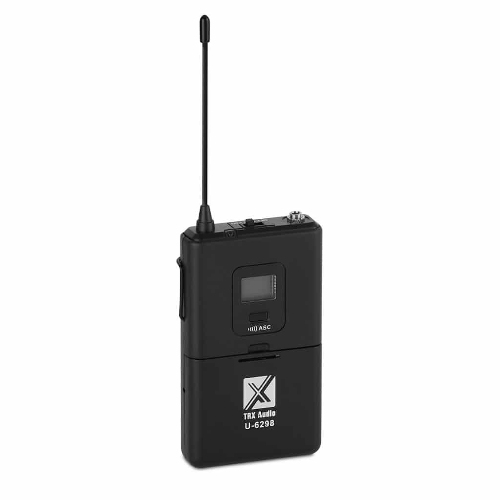 זוג מדונות אלחוטיות מבית TRX Audio U-6298 תדר משתנה — תמונה 3