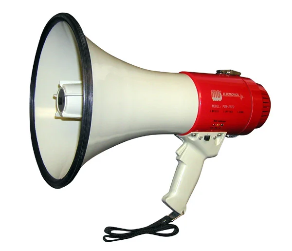 מגאפון עוצמתי מקצועי 25W כולל הקלטה