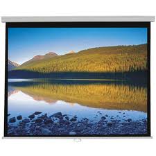 מסך הקרנה חשמלי 2.03X2.03 מטר BSM-Vision