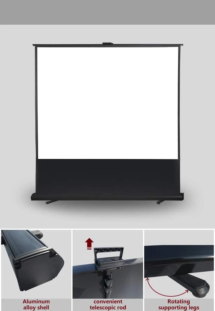 מסך הקרנה רצפתי roll up "100 אינץ' Jeason Screen — תמונה 4