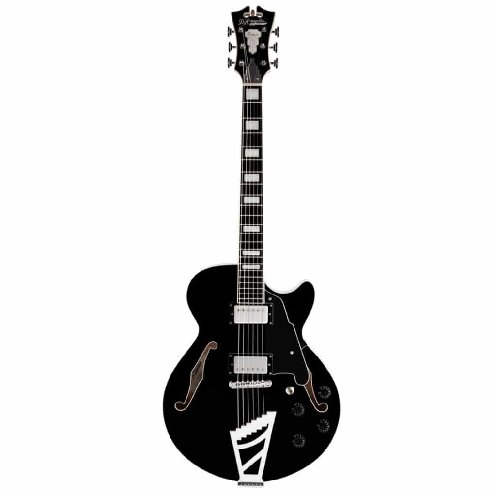 גיטרה רבע נפח  D'Angelico Premier SS Black stair step tail