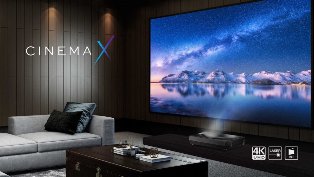 מסך הקרנה קבוע למקרן לייזר Jeason Screen בגודל 110" — תמונה 7