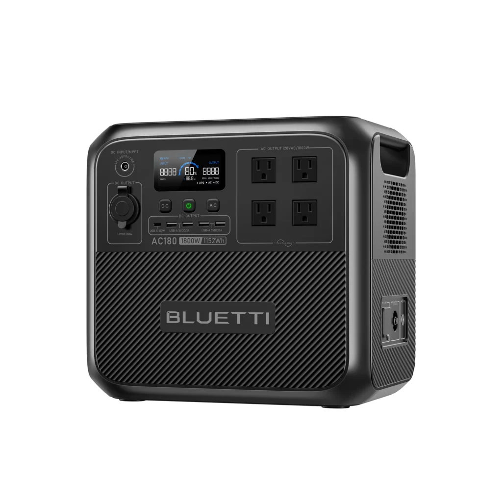 גנרטור חשמלי סולארי BLUETTI AC180P | 1800W | 1440Wh