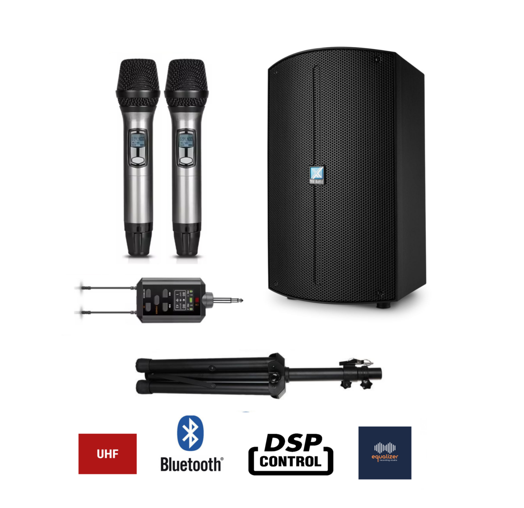 מערכת הגברה קריוקי מקצועית TRX Audio Music-Box12