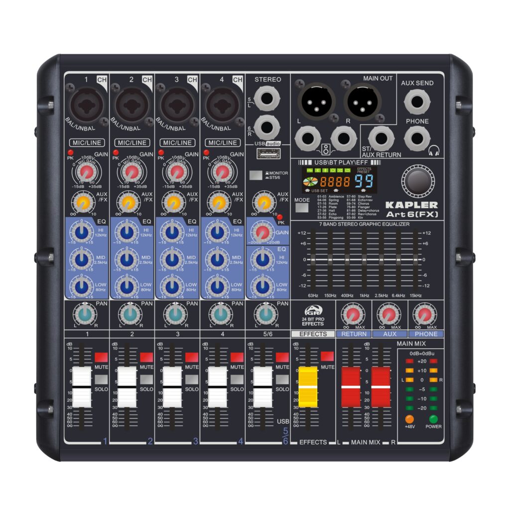 מיקסר Kapler Art-6 (FX) +Bluetooth