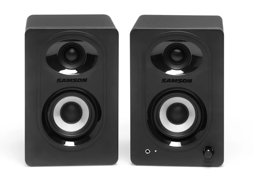 זוג מוניטורים SAMSON MediaOne M30BT Bluetooth Monitors — תמונה 5