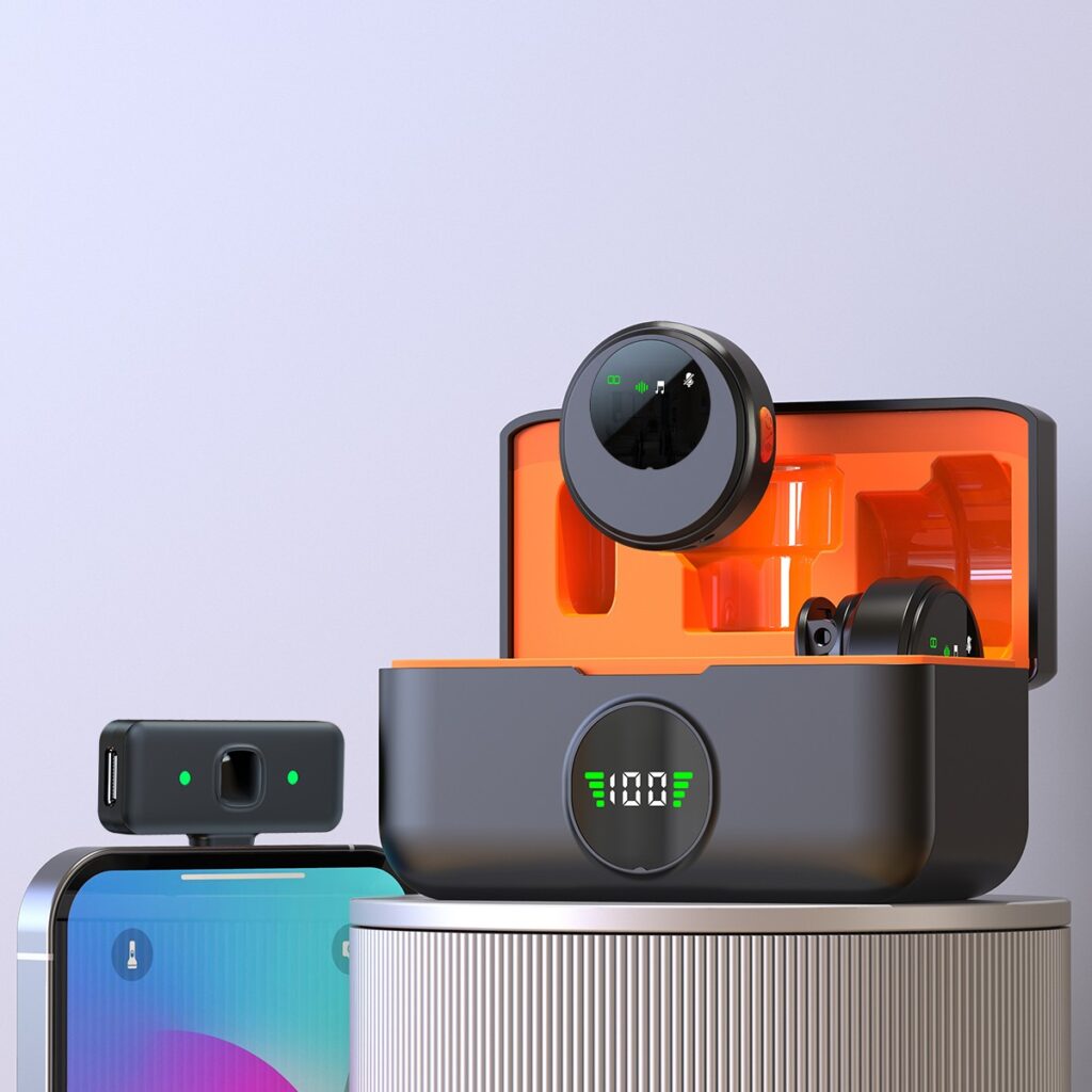 מיקרופון אלחוטי לפלאפון FLX X1 Mini — תמונה 5