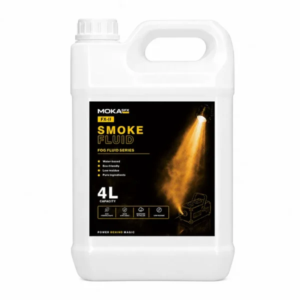 נוזל עשן מקצועי למכונות עשן (4 ליטר) – MOKA SFX Fog Fluid